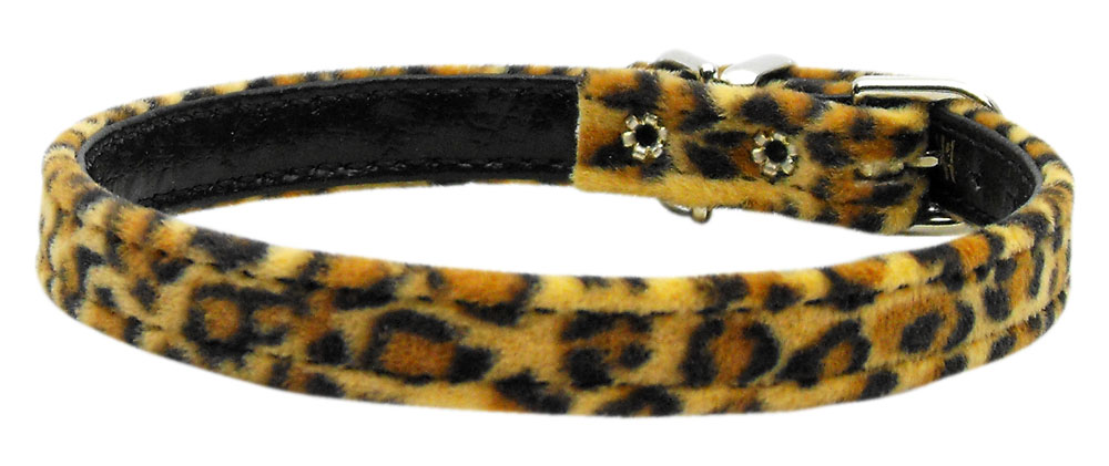 3/8" Plain Animal Print Collar Leopard 14